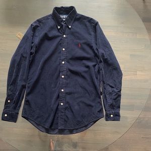 Polo corduroy navy shirt